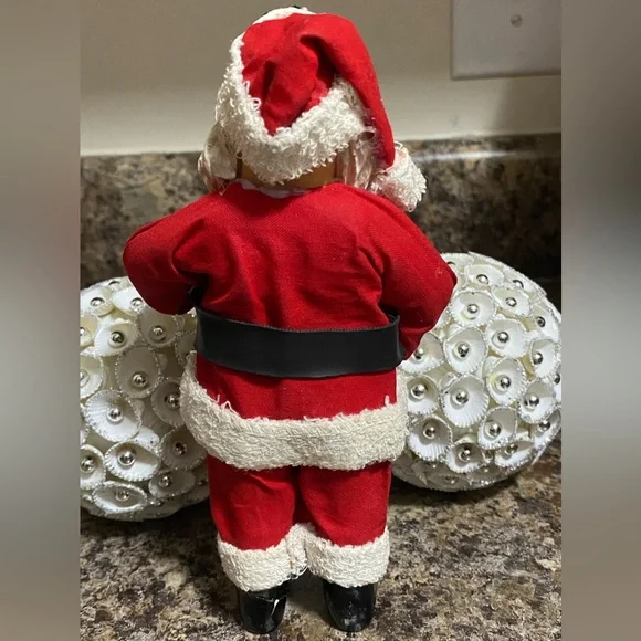 🎄Vintage Paper Mache Clothtique Santa Figurine Christmas Tree Holiday Decor - Picture 2 of 5